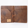 ADBG1040 American Darling Crocodile Embossed Hand Tooled Leather Western Portfolio Bag