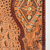 ADBG1040 American Darling Crocodile Embossed Hand Tooled Leather Western Portfolio Bag