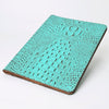 ADBG1040 American Darling Crocodile Embossed Genuine Leather Western Portfolio Bag