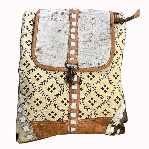 LC-KB496 Backpack Upcycled Canvas Ladies Bag
