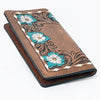 KBG206 American Darling Genuine Leather Hand Tooled Floral Wallet