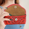 ADBG1203 American Darling Hand Tooled Genuine Leather Western Sunglass Case