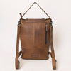 ADBG1212 American Darling Western Hair-On Cowhide Leather Shoulder Bag with Studded Flap & Adjustable Strap