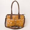 ADBG1215 American Darling Hair-On Cowhide Genuine Western Leather Tote Shoulder Bag