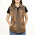 LC-ADJKT035 Genuine Vintage Leather Women Shirt Jacket Dress
