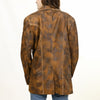 LC-ADJKT039 Genuine Vintage Leather Women Shirt Jacket Dress