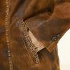 LC-ADJKT039 Genuine Vintage Leather Women Shirt Jacket Dress