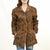 LC-ADJKT039 Genuine Vintage Leather Women Shirt Jacket Dress