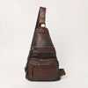 SWC191 Caldera - Full Grain Leather Sling Bag
