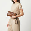 SWC212 Cuorina - Luxury Leather Riveted Wristlet