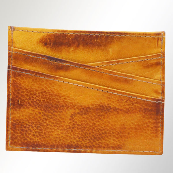 ADCCM102 Slim Leather Card Holder - Minimalist Wallet for Everyday Carry