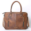 ADBG230 American Darling Western Tote Bag - Handcrafted Hair-On Cowhide & Hand-Tooled Leather