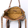 ADBG230 American Darling Western Tote Bag - Handcrafted Hair-On Cowhide & Hand-Tooled Leather