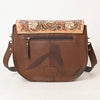 ADBGA424 American Darling Hand Tooled Hair-On Cowhide Leather Cross body Bag