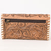 KBG316 American Darling Hand Tooled Western Floral Buckstitch Wallet