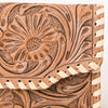 KBG316 American Darling Hand Tooled Western Floral Buckstitch Wallet