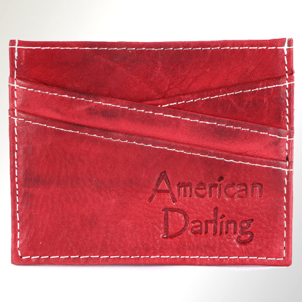 ADCCM102 Slim Leather Card Holder - Minimalist Wallet for Everyday Carry