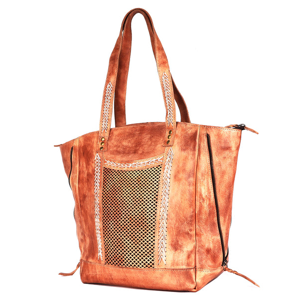 NMBGM135 Tote Genuine Leather women bag western Bag