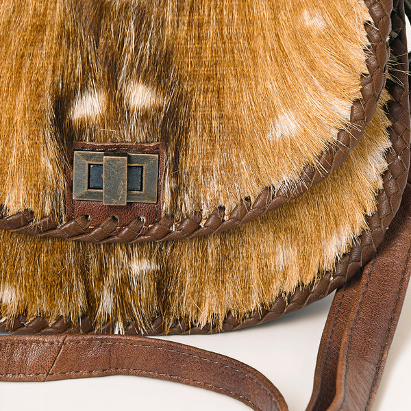 ADBG1221 American Darling Hair-On Cowhide Genuine Leather Western Crossbody Bag