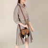 ADBG1222 American Darling Hand-Tooled Hair-On Cowhide Genuine Leather Western Crossbody Bag