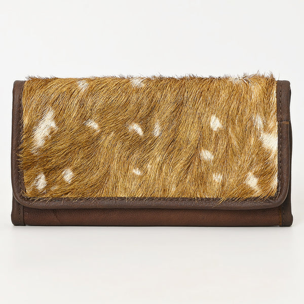 ADBG1223 American Darling Hair-On Cowhide Genuine Leather Western Wallet Bag