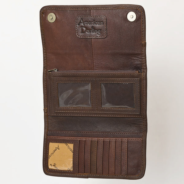 ADBG1223 American Darling Hair-On Cowhide Genuine Leather Western Wallet Bag