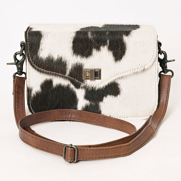 ADBG1225A American Darling Hair-On Cowhide Genuine Leather Western Crossbody Bag
