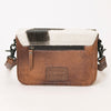 ADBG1225A American Darling Hair-On Cowhide Genuine Leather Western Crossbody Bag