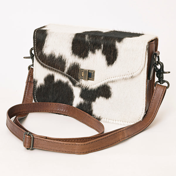 ADBG1225A American Darling Hair-On Cowhide Genuine Leather Western Crossbody Bag