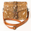 ADBG1225 American Darling Hair-On Cowhide Genuine Leather Western Crossbody Bag