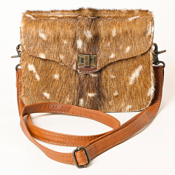 ADBG1225 American Darling Hair-On Cowhide Genuine Leather Western Crossbody Bag
