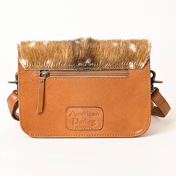 ADBG1225 American Darling Hair-On Cowhide Genuine Leather Western Crossbody Bag