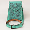 LC-ADBGZ750D Cellphone Holder Genuine Western Leather Women Bag