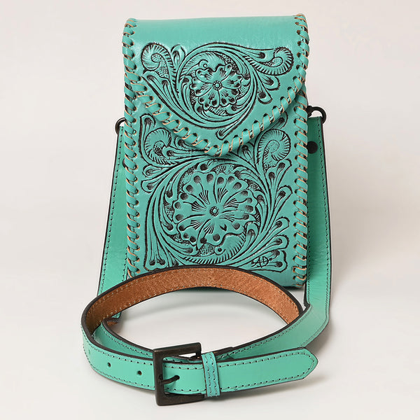 LC-ADBGZ750D Cellphone Holder Genuine Western Leather Women Bag