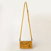 ADBG1228 American Darling Western Hand-Tooled Leather Clutch Bag with Floral Carving