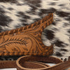 ADBG1228 American Darling Western Leather Cowhide Clutch Bag - Genuine Hair-On Cowhide Crossbody