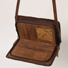 ADBG1228 American Darling Western Leather Cowhide Clutch Bag - Genuine Hair-On Cowhide Crossbody