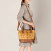 ADBG1230 American Darling Western Hair-On Cowhide Tote Bag with Genuine Leather Trim - Handcrafted Tote