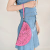 ADBG1233 American Darling Hand-Tooled Western Leather Taco Bag - Genuine Floral Carved Designer Wristlet