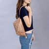 ADBG1234 American Darling Hand-Tooled Western Leather Wristlet Bag - Genuine Floral Carved Women Clutch