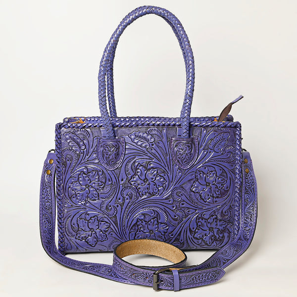 ADBG1131 American Darling Hand Tooled Leather Tote Bag -Western Floral Carved Purse