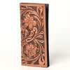 ADBGA428 American Darling Floral Hand Tooled Leather Western Long Wallet