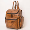 ADBG1250 American Darling Crocodile Embossed Leather Backpack -Western Travel Bag