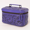 ADBG1251 American Darling Hand Tooled Leather Jewelry Case -Western Travel Bag