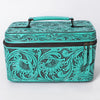 ADBG1251 American Darling Hand Tooled Leather Jewelry Case -Western Travel Bag