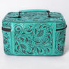 ADBG1251 American Darling Hand Tooled Leather Jewelry Case -Western Travel Bag