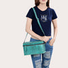 ADBG1252 American Darling Crocodile Embossed Jewelry Case -Western Travel Bag