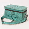 ADBG1252 American Darling Crocodile Embossed Jewelry Case -Western Travel Bag