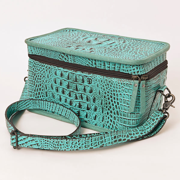 ADBG1252 American Darling Crocodile Embossed Jewelry Case -Western Travel Bag