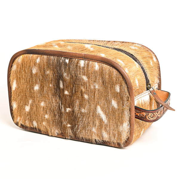 ADBG1254 American Darling Western Hair-On Cowhide Jewelry Bag in Genuine Leather